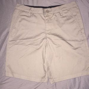 Tan Blue Crown Shorts